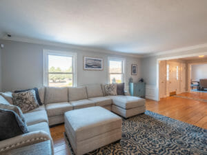 Sitting room of addiction center