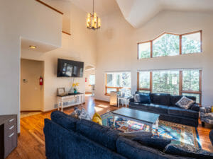 Living room of recovery center